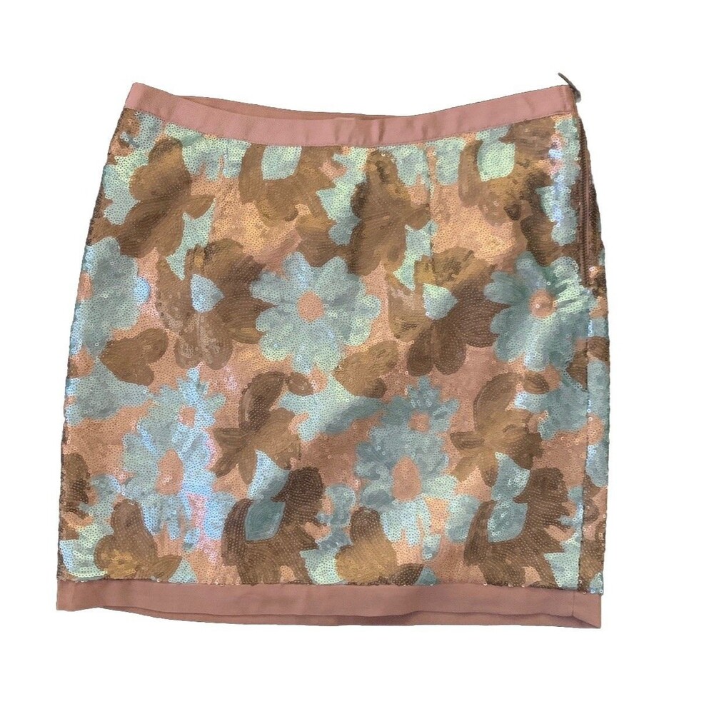 Vtg Y2K SEQUIN MINI SKIRT FESTIVAL Fairy Pixie Boho Indie Whimsical Small